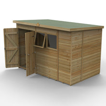 Forest Timberdale 10x6 Pent Shed - Double Door - 2 Window - 1 Opening