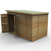 Forest Timberdale 10x6 Pent Shed - Double Door - No Windows