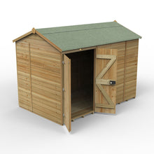 Forest Timberdale 10x6 Reverse Apex Shed - Double Door - No Windows