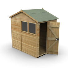 Forest Timberdale 5x7 Reverse Apex Shed - 2 Window - 1 Opening