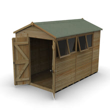Forest Timberdale 6x10 Apex Shed - Double Door - 4 Windows - 2 Opening