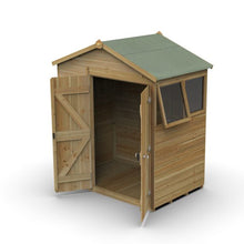Forest Timberdale 6x4 Apex Shed - 2 Windows - 1 Opening