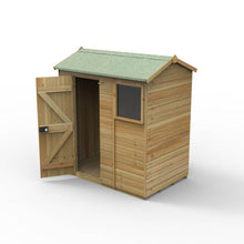 Forest Timberdale 6x4 Reverse Apex Shed - 1 Window - 1 Opening