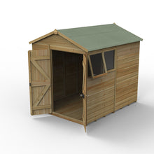 Forest Timberdale 6x8 Apex Shed - Double Door - 2 Windows - 1 Opening