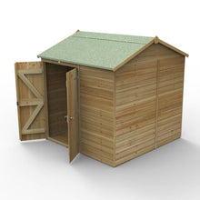 Forest Timberdale 7x7 Reverse Apex Shed - Double Door - No Windows