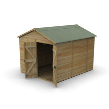 Forest Timberdale 8x10 Apex Shed - Double Door - No Windows