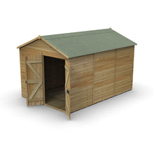 Forest Timberdale 8x12 Apex Shed - Double Door - No Windows