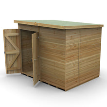 Forest Timberdale 8x6 Pent Shed - Double Door - No Windows