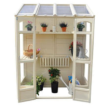 Forest Victorian Tall Wall Greenhouse with Auto Vent