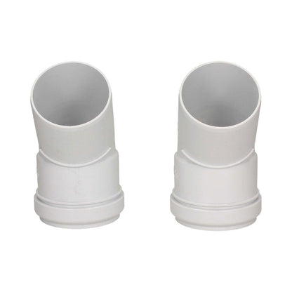 Glow-Worm Pair of 45 Degree White Plume Bends