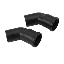 Glow-worm Pair of 45 Degree Black Plume Bends