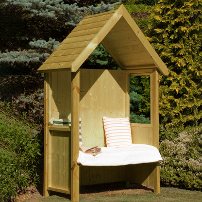 Shire Hebe Arbour Seat Pressure Treated Wood