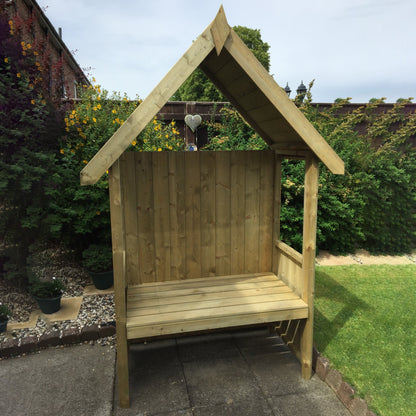 Shire Hebe Arbour Seat Pressure Treated Wood