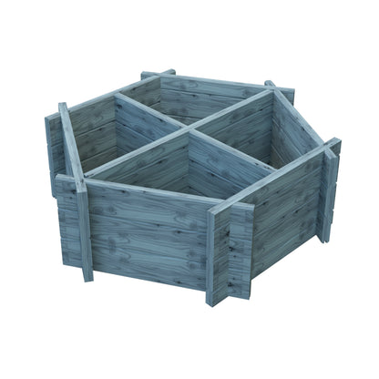 Shire  4 Segments Hexagonal Planter