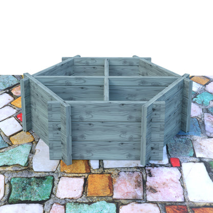 Shire  4 Segments Hexagonal Planter