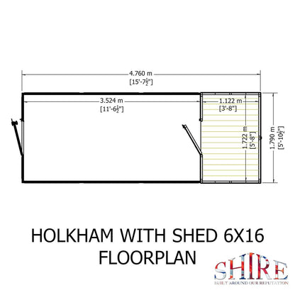 Holkham and Shed Combi 6Gx16  16x6G