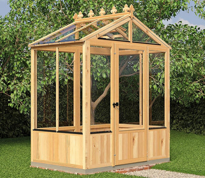Shire Holkham Wooden 6 x 4ft Greenhouse