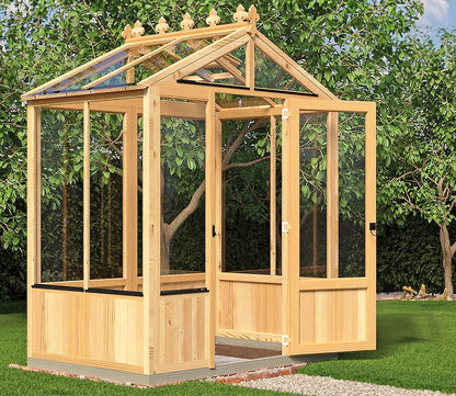 Shire Holkham Wooden 6 x 4ft Greenhouse