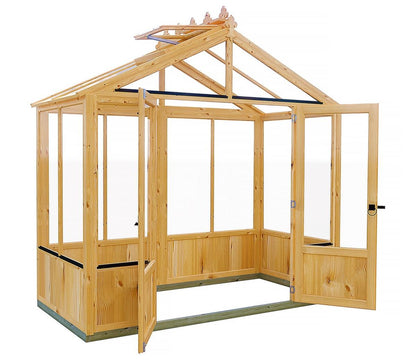 Shire Holkham Wooden Apex Greenhouse 8 x 4ft