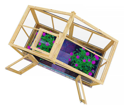 Shire Holkham Wooden Apex Greenhouse 8 x 4ft