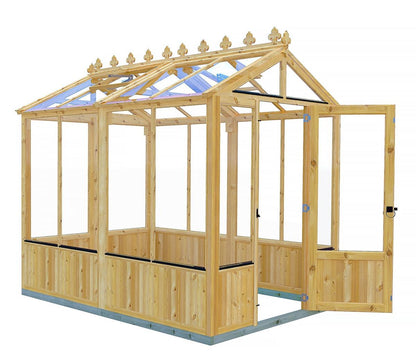 Shire Holkham Wooden 6 x 8ft Greenhouse