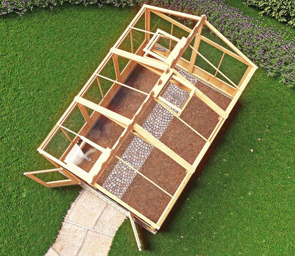Shire Holkham Wooden Apex Greenhouse 8 x 12ft