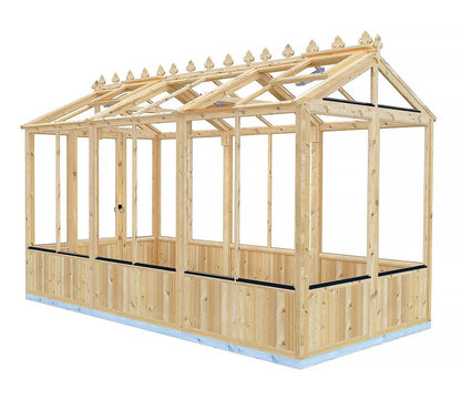 Shire Holkham Wooden 6 x 12ft Greenhouse
