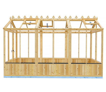 Shire Holkham Wooden 6 x 12ft Greenhouse