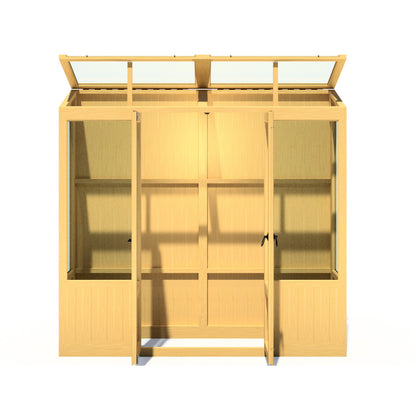 Shire Holme Wooden 7 x 3ft Greenhouse