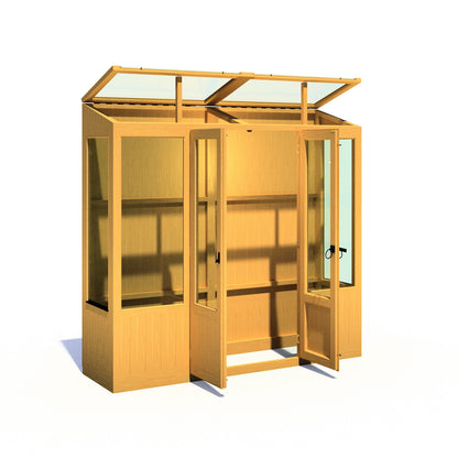 Shire Holme Wooden 7 x 3ft Greenhouse