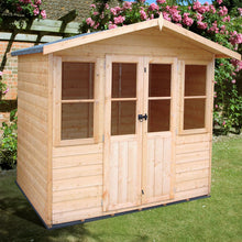 Shire Haddon 7x5ft  Double Door T&G Wooden Summerhouse