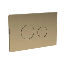 Hudson Reed Toilet Accessories Brushed Brass Round Plate For Pneumatic Dual Flush Contemp Abs 70x70x99mm