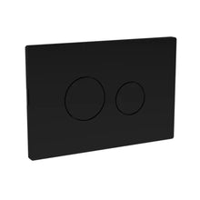 Hudson Reed Toilet Accessories Matt Black Round Plate For Pneumatic Dual Flush Contemp Abs 70x70x99mm