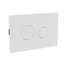 Hudson Reed Toilet Accessories Matt White Round Plate For Pneumatic Dual Flush Contemp Abs 70x70x99mm