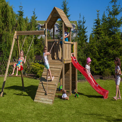 Shire Adventure Peaks Fortress 3 (Carol 3) Climbing Frame With Swing & Slide