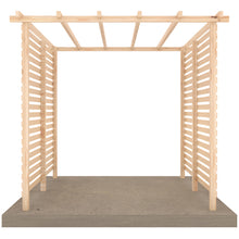 Shire 8 x 8ft Ivy Pergola Kit with Sides