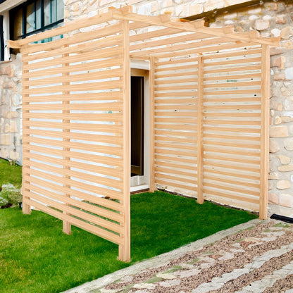 Shire 8 x 8ft Ivy Pergola Kit with Sides