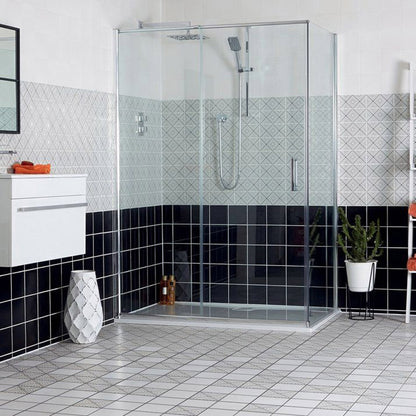 Johnson Tiles Monochrome 150x150mm Glazed Porcelain Wall & Floor Tiles