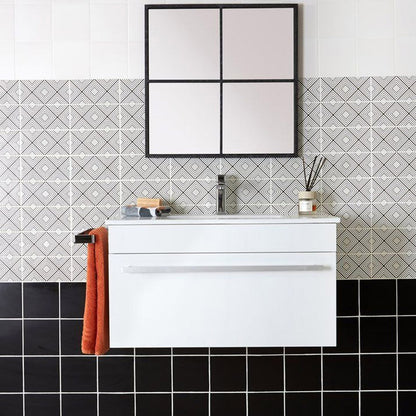 Johnson Tiles Monochrome 150x150mm Glazed Porcelain Wall & Floor Tiles