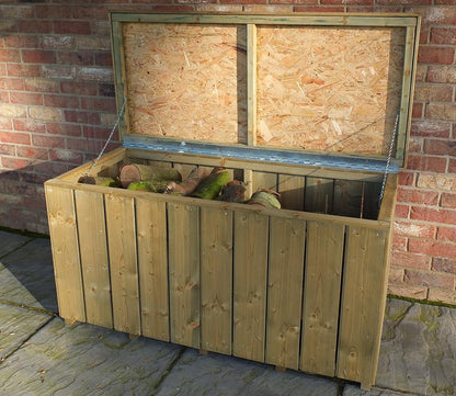 Shire 4 x 2ft Planed Timber Log Box