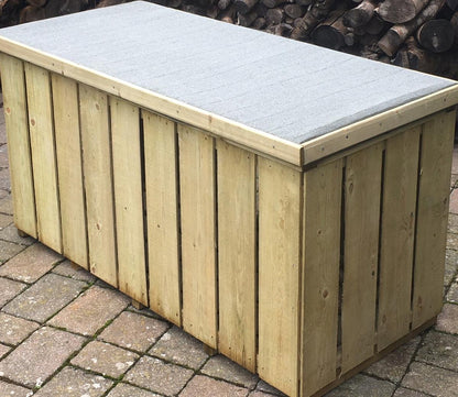 Shire 4 x 2ft Planed Timber Log Box