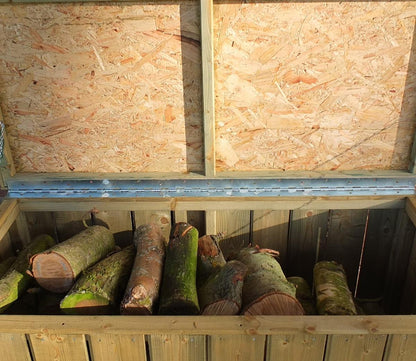 Shire 4 x 2ft Planed Timber Log Box