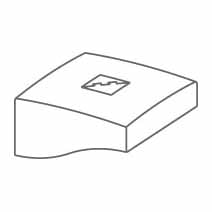 Richard Burbidge Fusion Square Newel Cap