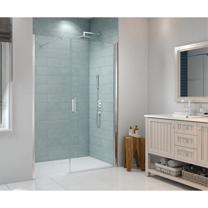 Merlyn 8 Series Frameless Pivot Door & Inline Panel