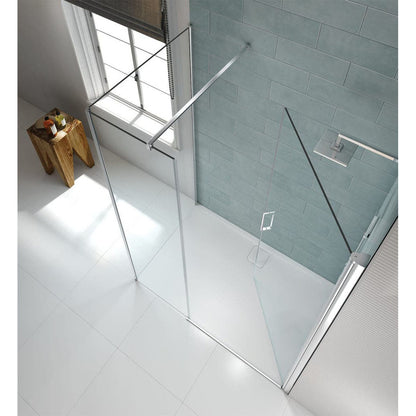 Merlyn 8 Series Frameless Pivot Door & Inline Panel
