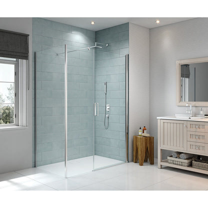 Merlyn 8 Series Frameless Pivot Door & Inline Panel