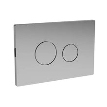Nuie Toilet Accessories Chrome Round Plate For Pneumatic Dual Flush Contemporary ABS 70x70x99mm