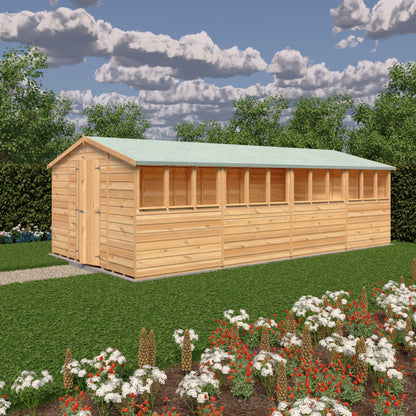 Shire Overlap 10x20ft Value Double Door Wooden Shed