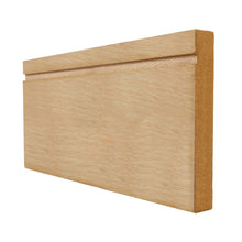 Oak Faced 18x95mm Single Groove Skirting Board (4x3m Lengths)
