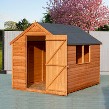 Shire Overlap 8x6ft Single Door Value Wooden Shed